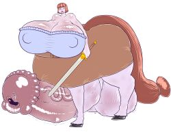 absurd_res almost_fully_inside alpha_channel animal_genitalia animal_genitalia_on_humanoid animal_penis balls big_balls big_breasts big_penis breasts centaur clothing cock_vore desbjust equid equid_taur equine_genitalia equine_penis flared_penis freckles freckles_on_breasts freckles_on_shoulders fur futanari genitals gloves group gynomorph gynomorph_pred hair handwear hi_res hooves horsecock horsecock_on_humanoid huge_balls huge_breasts huge_cock humanoid_taur hyper hyper_balls hyper_breasts hyper_genitalia hyper_penis intersex intersex_pred lips mammal mammal_taur melee_weapon multiple_prey nipple_outline orange_hair penile penis priscil_ayvo_(desbjust) purple_eyes size_difference sword taur thick_bottom_lip vein veiny_penis vore weapon white_body white_fur