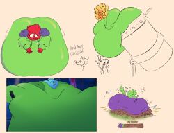 art_dump belly belly_expansion big_belly cactus cannon carnivorous_plant chomper_(pvz) fat fat_fetish fetish flower flower_girl garden_warfare octoguy45 overweight overweight_female peashooter peashooter_(pvz) plant plant_girl plants_vs_zombies plants_vs_zombies:_garden_warfare popcap_games pvz rose rose_(flower) rose_(pvz) snow_pea_(pvz) stomach sunflower sunflower_(pvz)