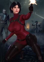 1girls ada_wong ada_wong_(adriana) artist_name asian asian_female ass athletic athletic_female big_breasts biohazard black_hair breast_strap breasts brown_eyes busty capcom chest_strap curvaceous curves curvy curvy_figure dark_hair digital_media_(artwork) eyebrows eyelashes eyes female female_focus female_only fit fit_female hair half_gloves hips hourglass_figure huge_breasts human large_breasts legs light-skinned_female light_skin lips mature mature_female resident_evil resident_evil_4 resident_evil_4_remake short_hair sweater sweater_dress thick thick_legs thick_thighs thigh_boots thighhigh_boots thighs thin_waist top_heavy upper_body voluptuous waist watermark wide_hips yanartdraws