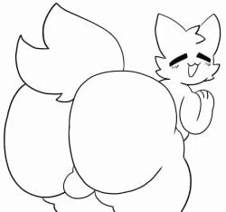 1boy animated anthro anthro_only anus ass ass_focus ass_shake backsack balls bent_over big_ass black_and_white bottom_heavy boykisser boykisser_(meme) bubble_butt closed_eyes dork_boi fat_ass feline femboy fur furry furry_only huge_ass lewd_dorky looking_back loop looping_animation male male_only mammal mauzymice monochrome nude nude_male presenting presenting_hindquarters shaking_ass shaking_butt silly_cat_(mauzymice) sketch smile solo tail testicles thick_ass thick_thighs twerking wide_hips