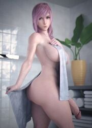 1futa 3d ass big_ass big_breasts big_penis breasts casual_nudity completely_nude eclair_farron final_fantasy final_fantasy_xiii futa_only futanari large_breasts mostly_nude nude nude_futanari penis solo stevencarson