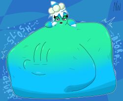 belly drooling female gargantuar missile_toe_(pvz) nightwanderer25 plant plant_girl plant_humanoid plants_vs_zombies popcap_games pvz vore vore_belly zombie zombie_(pvz)