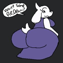 2d 2d_animation animated ass big_ass big_butt color dialogue english english_dialogue english_text gif goat sketchybun tagme text toriel twerk twerking undertale undertale_(series)