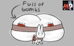 ass_bigger_than_body big_ass bubble_butt explosives huge_ass lewdyoshyboy meme tagme terraria