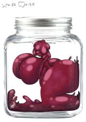 ass_expansion breast_expansion breast_inflation butt_expansion growth_drive hourglass hourglass_expansion hourglass_figure jar slime_girl slime_inflation trapped_in_jar unknown80000