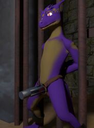 3d_(artwork) animated bondage bound digital_media_(artwork) dungeon kobold laztrald low_res male no_humans non-human overstimulation penile penis_milking penis_milking_machine questionable_consent solo struggling