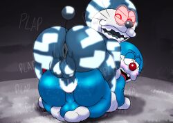 2023 2boys 2d absurd_res anal anal_penetration anal_sex anthro anus ass balls big_butt blue_body blue_skin bodily_fluids bouncing_balls chubby_male collar cum cum_in_ass cum_inside domestic_cat dominant dominant_male doraemon doraemon_(character) duo evil_face felid feline felis femboy gay genital_fluids genitals hand_on_butt hi_res machine male male/male male_on_top male_only mammal moan moaning_in_pleasure nekoni on_top penetration penis robot sex submissive submissive_male tattoo yamitem yaoi