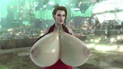 1girls 3d animated big_breasts blender breast_expansion breasts brown_hair female female_only final_fantasy final_fantasy_vii final_fantasy_vii_remake huge_breasts hyper hyper_breasts large_breasts light-skinned_female no_sound scarlet_(ffvii) shocking_(artist) solo solo_female square_enix tagme video