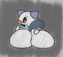 big_ass bubble_butt huge_ass lewdyoshyboy oshawott pokemon pokemon_(species)