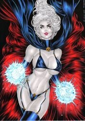 1girls 2023 artist_request chaos_comics coffin_comics death_(personification) ed_benes_studio female_focus grim_reaper high_resolution huge_breasts lady_death long_hair looking_at_viewer queen_of_the_dead solo_female voluptuous voluptuous_female white_body white_hair white_skin