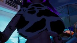 3d abs animated big_breasts black_hair blue_eyes breasts charlottevr colored dominant domination femdom goth goth_girl goth_milf mommy mommy_kink mother mp4 nipples no_sound purple_hair solo strong_woman tagme thick uncensored video vrchat vrchat_avatar vrchat_model