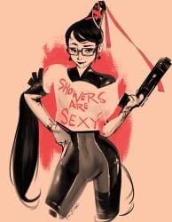 1girls bayonetta bayonetta_(character) female female_only fully_clothed philtomato solo tagme