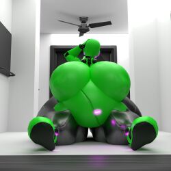 3d big_breasts breasts fat female haydee haydee_(game) obese_female overweight qzk_forte tagme
