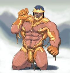 1boy flaccid human male male_only muscular muscular_male nude nude_male penis remert sarah_borrows sniperstalker soldier soldier_(team_fortress_2) solo solo_male tagme team_fortress_2