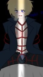 1boy blue_eyes bondage chase_(i'm_the_grim_reaper) dominant_female female femboy i'm_the_grim_reaper male raptor scarlet_(i'm_the_grim_reaper) webtoon