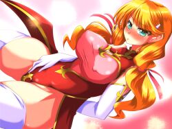 1girls big_breasts blonde_hair blush breasts code_geass code_geass:oz_the_reflection green_eyes looking_at_viewer oldrin_zevon tagme thighs