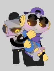 (deltarune) bodily_fluids bros_being_bros cap'n_(deltarune) deltarune duo genital_fluids genitals humanoid machine male male/male masturbation not_furry penis precum robot robot_humanoid soft_touch sweet_(deltarune) undertale_(series) yaoi