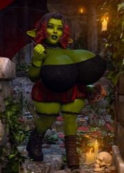 1girls 3d big_breasts breasts busty curvaceous curvy curvy_figure digital_media_(artwork) female fishnets fit fit_female goblin goblin_female green-skinned_female green_body green_skin hips huge_breasts humanoid large_breasts legs lips original original_character shockabuki short_stack shortstack small_but_busty thick thick_hips thick_legs thick_thighs thighs voluptuous wide_hips