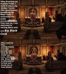 3d alternate_breast_size cheating cheating_on_wedding_day cheating_wife cuckold curvy curvy_female curvy_figure dark-skinned_male huge_breasts large_breasts makad321 milf netorare ntr round_ass round_butt skyrim voluptuous voluptuous_female wedding_dress wife