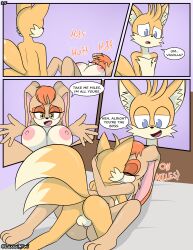 age_difference anthro anthro_on_anthro anthro_only comic english_text fox kissing luckster1234 luxxxi milf mother older_female older_woman_and_younger_boy page_15 rabbit sega sonic_(series) sonic_the_hedgehog_(series) tagme tails text vanilla_the_rabbit younger_male