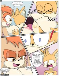 age_difference anthro anthro_on_anthro anthro_only comic english_text fox luckster1234 luxxxi milf mother older_female older_woman_and_younger_boy page_6 rabbit sega sonic_(series) sonic_the_hedgehog_(series) speech_bubble tagme tails text vanilla_the_rabbit younger_male