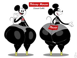 1boy ass big_ass big_butt black_body black_fur black_skin breathotter bulge disney dumptruck_ass eyebrows eyelashes fat_ass femboy hyper hyper_ass large_ass looking_at_viewer male male_only mickey_mouse mouse mouse_ears mouse_tail no_humans non-human non-human_only solo solo_focus thiccey_mouse thick_ass thick_thighs thighs thunder_thighs wide_hips