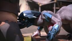 3d alien alien_girl animated armor armored_female blowjob breasts cum_inside duo face_fucking female female_sangheili halo_(series) male no_humans non-mammal_breasts oral penis sangheili sex sound tagme throat_bulge throat_fuck thrusting_into_mouth twitchyanimation video