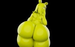 1girls 3d anthro back_view backboob big_ass big_breasts butt butt_focus chubby chubby_female cometfnia female female_only five_nights_at_freddy's five_nights_in_anime fnia green_body green_skin huge_ass huge_breasts humanoid large_ass looking_at_viewer looking_back nude rule_63 spring_bonnie spring_bonnie_(fnaf) springtrap springtrap_(fnaf) springtrap_(fnia) thick_legs thick_thighs voluptuous wide_hips