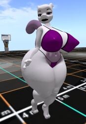 big_breasts breasts female female_mewtwo ferialexonar mewtwo pokemon pokemon_(species) tail thick_thighs wide_hips