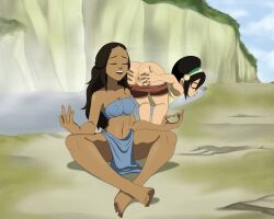 2girls anal_lips anus ass ass_focus ass_grab ass_in_face ass_up asshole avatar_the_last_airbender bare_anus bare_ass bare_butt bent_over big_ass big_butt blush blush_lines butt_crack butt_focus butt_up butthole chocolate_and_vanilla closed_eyes clothed clothing eyes face_down_ass_up face_in_ass feet female female_only katara master_chimichurri medium_breasts mooning petite practically_nude prank pucker puckered_anus puckered_butthole spread_anus spread_ass spread_butt spread_cheeks tongue tongue_out toph_bei_fong yuri