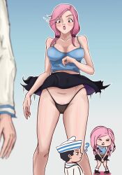 accidental_exposure embarrassed jojo's_bizarre_adventure jojolion josuke_higashikata_(jojolion) thong thong_straps yasuho_hirose yurilarsson