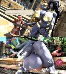 1futa 1girls bikini_armor caption casual_exposure casual_nudity cum_in_pussy draenei draenei_futa female femsub final_fantasy final_fantasy_xiv futa_giantess futa_on_female futa_sans_pussy futadom futanari giantess glowing_eyes glowing_markings gpose(ffxiv) height_difference horns horsecock huge_balls hyur impregnation ineffective_armor ineffective_clothing instant_loss_2koma lightforged_draenei lightforged_draenei_futa mating_press midlander mini_giantess mostly_nude public_sex puffy_anus sheath tail unconvincing_armor warcraft world_of_warcraft xivvanta