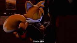 2boys 3d 3d_(artwork) 3d_animation animated barefoot blowjob feet gay gif male male_only miles_prower nude shadow_the_hedgehog sonic_(series) tails yaoi yevlinsfm