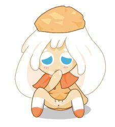 1girls cookie_run cookie_run_kingdom cookie_run_ovenbreak cream_puff_cookie long_hair tagme white_hair