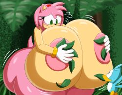 1girls accessories amy_rose anthro areolae big_ass big_breasts bird birdie blush breast_squeeze breasts_bigger_than_head covered_nipples covering covering_breasts covering_nipples curvy embarrassed embarrassed_nude_female enf female hedgehog helping huge_ass huge_breasts huge_nipples hyper hyper_ass hyper_breasts large_ass large_breasts large_hips large_thighs male mammal mechspazer mostly_nude mostly_nude_female naked naked_female nude nude_female sonic_(series) thick thick_ass thick_thighs trying_to_cover_up wide_hips