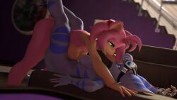 3d 3d_(artwork) absurd_res amy_rose amy_rose_(warfaremchine) anthro digital_media_(artwork) domibun duo female futanari hi_res intersex ratchet_and_clank rivet_(ratchet_and_clank) sega sonic_(series) sonic_the_hedgehog_(series) sony_corporation sony_interactive_entertainment source_filmmaker