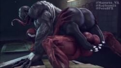 2boys anal anal_sex animated ass balls big_ass big_balls big_butt big_penis carnage_(marvel) father_and_son feet_on_balls footjob gay humanoid incest long_tongue male male/male male_only male_penetrated male_penetrating male_penetrating_male marvel moaning mp4 muscular muscular_male penis rayhuma sound spider-man_(series) symbiote tagme tongue tongue_out venom_(marvel) video voice_acted yaoi