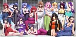 14girls 2021 6+girls akeno_himejima ayano_aishi big_breasts black_hair blonde_hair breasts brown_hair cleavage crossover date_a_live eastern_and_western_character equestria_girls erza_scarlet fairy_tail female female_only fluttershy_(mlp) harem high_school_dxd hime_cut huge_breasts humanized iris_heart jadenkaiba kagura_mikazuchi large_breasts long_hair lucy_heartfilia m87_black_hole milf mother_and_daughter multiple_girls my_little_pony neptunia_(series) nico_robin one_piece pink_hair plutia post-timeskip pregnant purple_hair red_hair rias_gremory starlight_glimmer tokisaki_kurumi venelana_gremory yandere_simulator yatogami_tohka