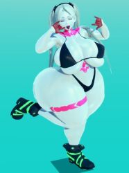 alternate_breast_size cyberpunk:_edgerunners fat honey_select_2 huge_ass huge_breasts illusion_soft randoxwando rebecca_(edgerunners) tattoo_on_legs wide_hips