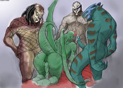 crossover fydbac garrus_vakarian gay halo_(game) halo_(series) male_only mass_effect predator_(franchise) turian yautja