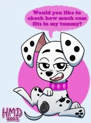 101_dalmatian_street 101_dalmatians anus ass ass canine canine canine_pussy cub dallas_(101_dalmatians) dalmatian female hmdkoba presenting seductive vagina