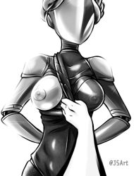 atomic_heart breasts jsart nipples nude robot the_twins_(atomic_heart)