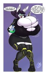 big_breasts breast_expansion breasts evelyn_(lunarspy) female furry growth huge_breasts hyper_breasts lunarspy thick_thighs wide_hips