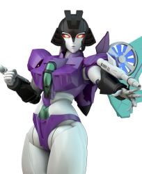 1girls 3d alien alien_girl alien_humanoid alternate_angle armor armored_female ass big_ass big_butt breasts curvy cybertronian decepticon female female_focus female_only gynoid gynomorph hasbro hourglass_figure humanoid multicolored_body pose posing simple_background slipstream thick_thighs thin_waist transformers transformers_animated trawert wide_hips