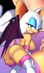 1girls 2022 2d anthro ass bat big_ass big_breasts big_butt big_thighs bottomless breasts breasts_out bubble_ass bubble_butt color dat_ass erect_nipples female female_only furry huge_ass huge_breasts huge_butt huge_thighs jpeg looking_at_viewer looking_back looking_pleasured mobian mobian_(species) mobian_bat naked naked_female nipple nude nude_female pink_nipples rouge_the_bat sega shaded shiny_ass shiny_breasts shiny_butt shiny_hair shiny_skin sideboob slappyfrog smile smiling smiling_at_viewer sonic_(series) sonic_adventure_2 sonic_the_hedgehog_(series) source_request tan_body tan_skin tanned tanned_girl tanned_skin thick_ass thighs topless wip