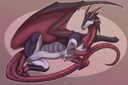 dragon female feral feral_only genitals icy-marth pussy slit solo