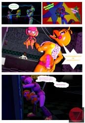 3d cheryl_mason comic firenutter five_nights_at_freddy's futanari glamrock_chica_(fnaf) portal_fleshlight toy_chica_(fnaf) vanessa_(fnaf) voodoo_doll