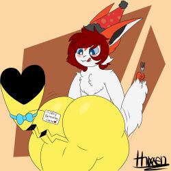 anthro anthro_only big_ass bubble_butt cosplay_pikachu female huge_ass pikachu pokémon_(species) pokemon pokemon_(species) thixxen zangoose