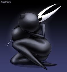 1girls anthro areolae artist_name ass barefoot blush blush_lines breasts completely_nude completely_nude_female female female_only full_body hollow_knight hornet_(hollow_knight) huge_breasts insect_girl large_ass naked naked_female nipples nude nude_female pussy sitting solo solo_female twitter_username xeddo