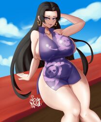 boa_hancock female female_only one_piece tagme yaki_chun